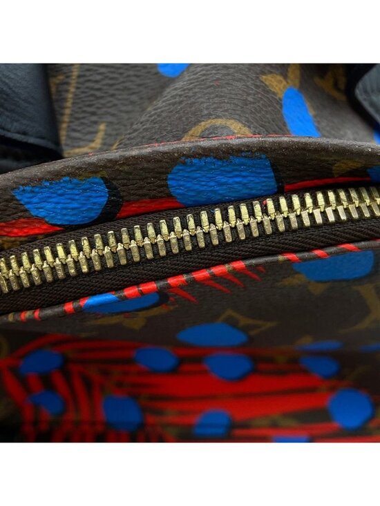 Louis Vuitton Backpack Monogram Jungle Dot Palm Spring PM Noir Black Red Blue main image 10